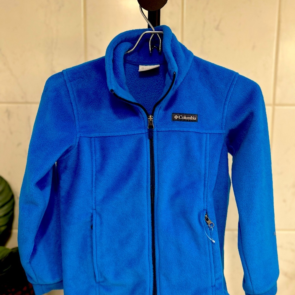 Boys youth blue small Columbia warm light jacket